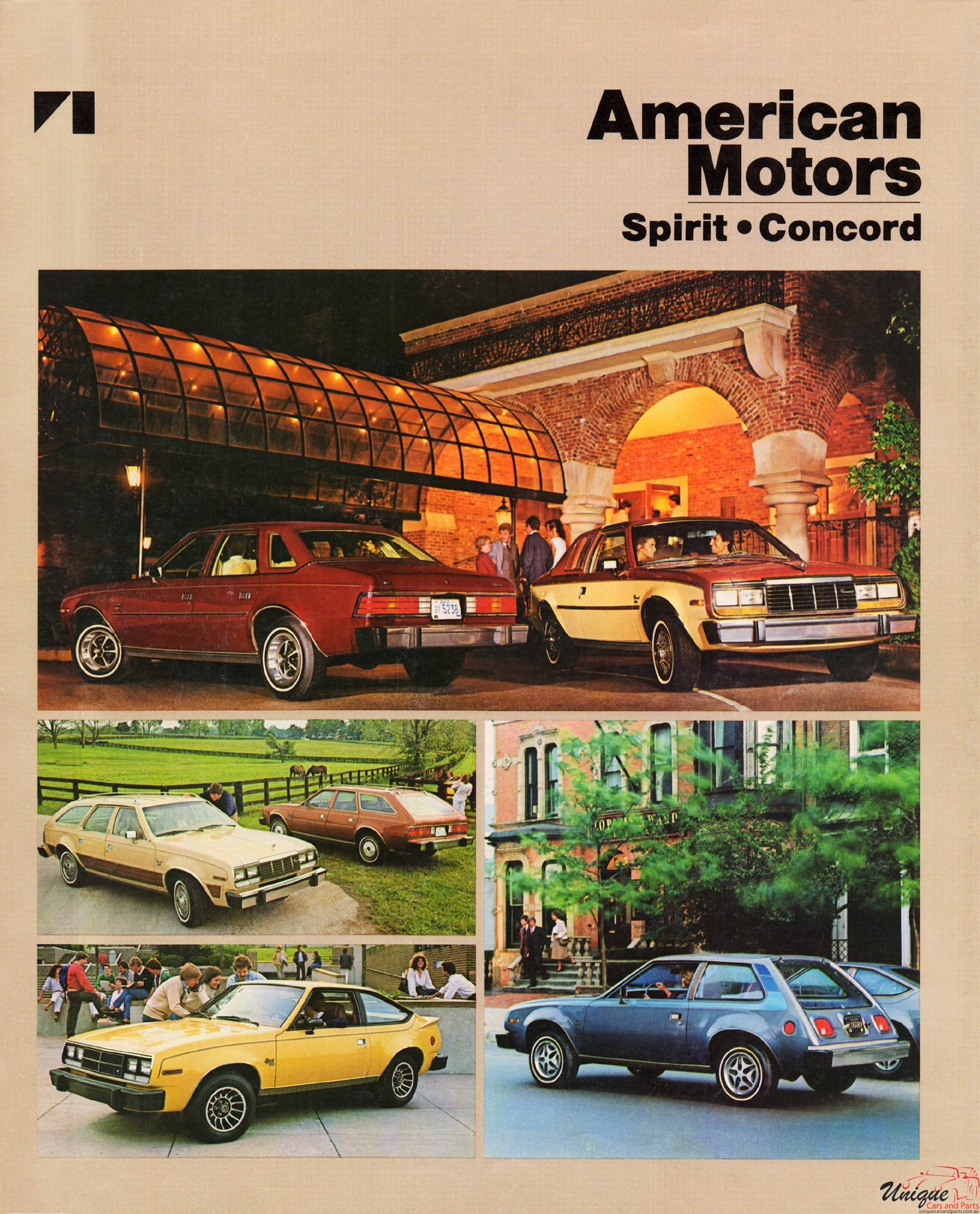 1981 AMC Spirit Concord Export Brochure